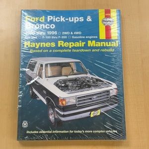 Ford Pick-up & Bronco 1980-1996 Repair Manual